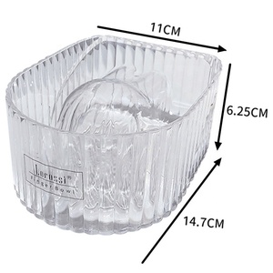 Vente en gros bol de trempage pour <span class=keywords><strong>manucure</strong></span> en plastique transparent embouts d'ongles bol de trempage pour dissolvant de vernis à gel - Product Image 2