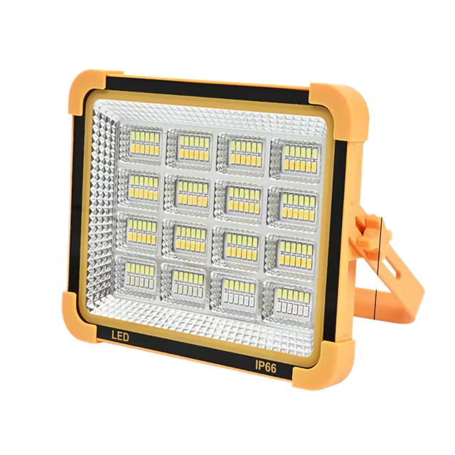 Hot Sale Outdoor IP66 Solar Light High-power Ultra-bright Waterproof Garden Portable Multi-speed Flash Adjustable Lighting Flood