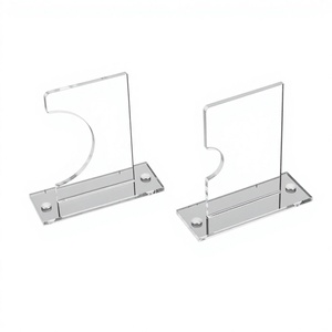 현대식 공장 아크릴 야구 배트 벽걸이 투명 아크릴 기념품 보관대 - Product Image 2