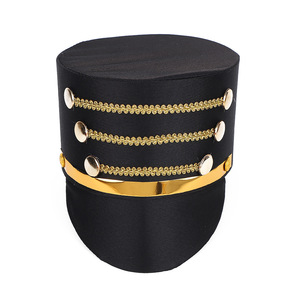 HLC Majorette Ring Master High Hats Tambores Major Cascanueces Baterista Uniformes Accesorios de disfraces Honor Guard Performs Hats - Product Image 5