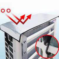 Pare-soleil Climatisation Couverture De Protection Extérieure Ac Unités Protecteur Argent Pluie Couverture Pare-Soleil Couverture pour Climatiseur