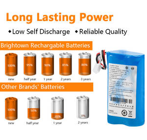 Заводская 18650 цилиндрическая батарея 7,2 В 11,1 В 2600 мАч кассовый аппарат POS терминалы аккумуляторные батареи - Product Image 6