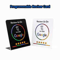 Support d'affichage personnalisé pour code QR NFC NTAG215 13,56 MHz en PVC, panneau tactile sans contact pour cartes cadeaux et cartes de membre