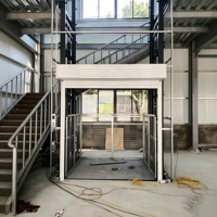 Plateforme élévatrice verticale hydraulique industrielle pour marchandises, capacité personnalisée