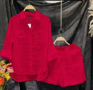 Bdbh Cardigan et Ensemble Sportif Couleur Unie, Style Occidental Décontracté, Tendance Printemps-Été, Effet Rajeunissant - Product Image 3