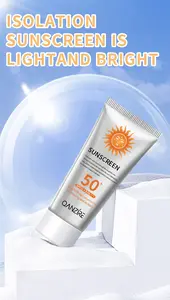 피부를 위한 OEM 개인 상표 비건 자외선 차단제 SPF 50 유기농 미백 선 스크린 유바 및 유비 보호 선블록 크림 공장