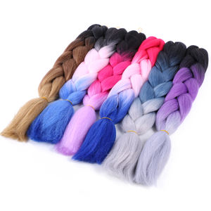 Vendita calda 24 pollici 41 pollici 82 pollici sintetico uncinetto jumbo capelli treccia jumbo capelli intrecciati - Product Image 1