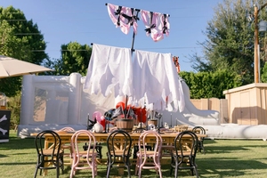 Silla Infantil de Ratán Hecha a Mano para Eventos y Bodas, Asiento de Mimbre Natural Resistente para Niños, Decoración para Fiestas - Product Image 1