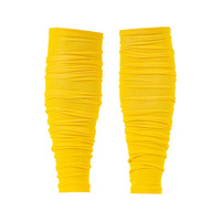 Chaussettes de rugby pour hommes avec protection professionnelle, 100 % coton, extra longues, à séchage rapide, anti-odeur, manchons de mollets