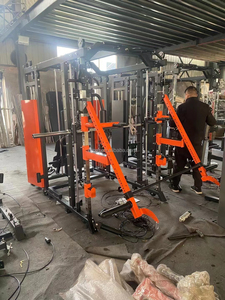 Multi Functional Smith Machine Bodybuilding Trainer Commercial <b>Squat</b> Rack Crossover Cable Machine - Product Image 5