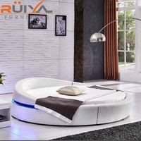 Meubles de chambre à coucher, lit rond, italien, vente en gros, dernier meuble circulaire
