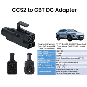 Adaptateur de chargeur EV NTO CCS2 vers GBT 300KW 300A DC, convertisseur de charge EV CCS Combo pour véhicule électrique GB/T - Product Image 5