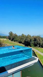 Murs de piscine en acrylique CrystalView de qualité supérieure avec un design transparent sans couture pour les paysages extérieurs - Product Image 3