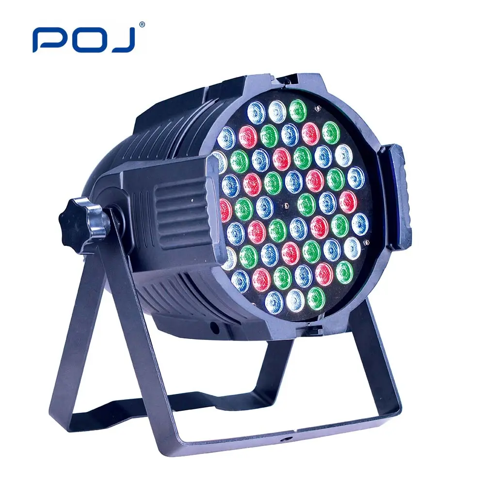 POJ OJ-P543L كشاف إضاءة للحفلات المرحلة ضوء 180w Led Rgbw كامل اللون Dj إضاءة خشبة مسرح متساوية