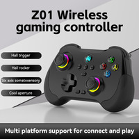 Manette sans fil Z01 pour N Switch, manette de jeu pour PS3/PS4/Adroid/iOS/Arcade/PC/Steam, manette sans fil BT