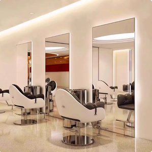 กระจกเส้นผมขอบสีดำสำหรับร้านเสริมสวยกระจกด้านเดียวสำหรับร้านเสริมสวย - Product Image 3