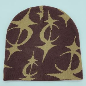 Hip Hop europeo e americano Y2K di vendita calda più recente stile di strada <span class=keywords><strong>Beanie</strong></span> per le donne all'aperto Senior senza allattamenti freddo cappello a maglia - Product Image 5