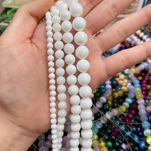 Bán buôn Vòng hạt đối với trang sức làm vòng đeo tay tự nhiên màu trắng <span class=keywords><strong>tridacna</strong></span> vỏ hạt đá quý Loose hạt - Product Image 3