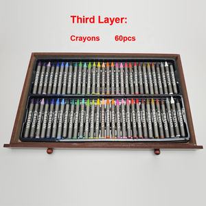 AUREUO 140 en 1 Crayons Pastels à l'huile Crayons <span class=keywords><strong>de</strong></span> <span class=keywords><strong>couleur</strong></span> Comprimés d'aquarelle Ensemble <span class=keywords><strong>de</strong></span> peinture d'artiste <span class=keywords><strong>de</strong></span> haute qualité - Product Image 6