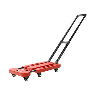 Chariot à main pliable Chariot à bagages pliable Chariot à plate-forme portable Chariot pliable avec 6 roues - Product Image 2