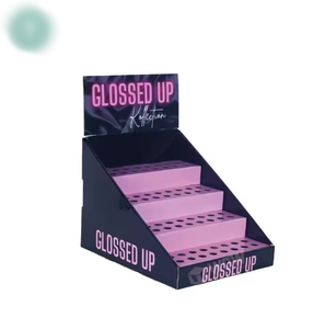 Yageli 12 Piece hiển thị các tông cho Son dưỡng môi chất lượng cao các tông chăm sóc da hiển thị đứng giấy tam giác Standee hiển thị - Product Image 5