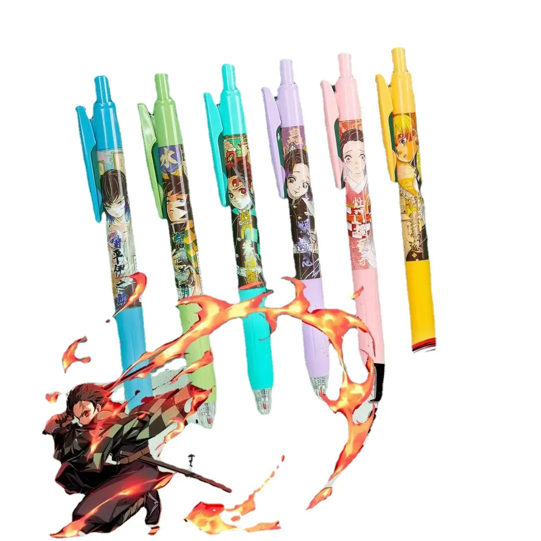 The fine quality popular ghost slayer blade single blind box cartoon design neutral pen
