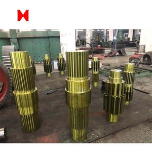 ชิ้นส่วนเครื่องจักรกล แกนเหล็กกล้า แกนสไปลน์ แกนเกียร์ - Product Image 2
