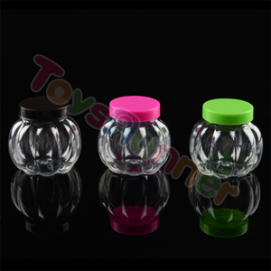 2019 Hot Products Toysrunner Transparent Halloween PET Pumpkin Bottle <b>Set</b> 60ml <b>Slime</b> Jars Plastic Containers Bulk Pack Ages 2-14 - Product Image 3