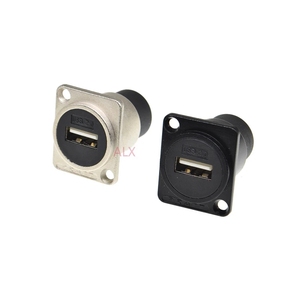 Módulo de enchufe <span class=keywords><strong>usb</strong></span> hembra de metal tipo <span class=keywords><strong>D</strong></span>, adaptador de soporte de montaje de panel <span class=keywords><strong>usb</strong></span> 3,0, conector hembra a hembra para 86 paneles cannon - Product Image 2