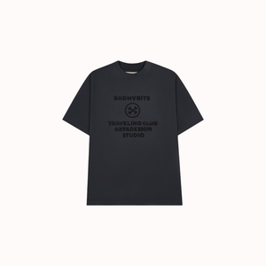 T-shirt Trvl Club élégant unisexe d'été en pur coton à col rond et manches courtes, coupe décontractée - Product Image 1