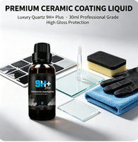 Revêtement Céramique Liquide Premium 9H Haute Dureté Hydrophobe Anti-UV pour l'Entretien de la Peinture Automobile OEM ODM