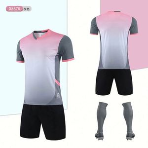 Uniforme de Fútbol de Talla Grande para Entrenamiento Deportivo, Manga Corta, Ropa de Equipo, Gran Oferta, Rojo, 100% Poliéster, Secado Rápido, Transpirable - Product Image 5