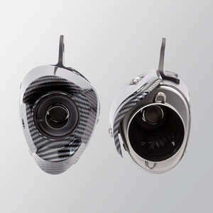 Tubo de <span class=keywords><strong>Escape</strong></span> Universal para Motocicleta de 51 mm, Silenciador AT2 para Moto, para ZX6R R1 R3 Ninja250 MT09 MT07 <span class=keywords><strong>Z900</strong></span> - Product Image 2