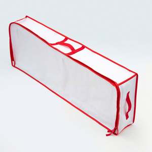 <b>XMAS</b> Decoration Storage Organiser Christmas Wrapping <b>Paper</b> Storage Bag with Interior Pockets - Product Image 4