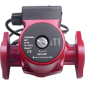 Pompe de circulation Alicatong 115V 1/25HP 3 vitesses, raccord à bride pour systèmes de chauffage - Product Image 3