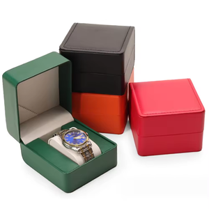 Boîtes de rangement pour bijoux et montres en gros, boîtes rigides avec doublure en éponge, laminage mat, gaufrage - Product Image 5