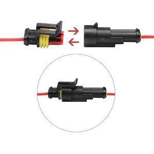Kit de connecteurs électriques 352 pièces 1/2/3/4 broches pour la réparation de câblage automobile - Product Image 5