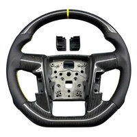 Volant personnalisé en fibre de carbone véritable pour Ford F-150 Raptor 2009 2010 2011 2012 2013 2014 SVT Off Road Truck Upgrade
