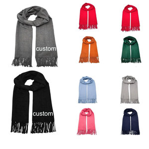 Écharpe de supporter de football personnalisée AI-MICH, fabrication directe d'usine au <span class=keywords><strong>Maroc</strong></span>, tricot jacquard, écharpes délicates pour les fans de football - Product Image 2