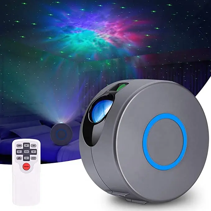 Biumart Amazon Upgraded Sky Galaxy Projector LED Nebula Cloud Laser Star Night Light Music Projector Lamp With Remote Control