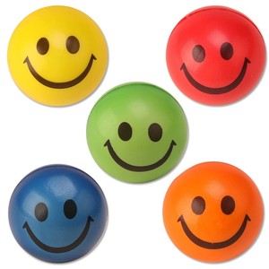 CHENXI 2.5inches Customized Logo Happy Smile Face PU Foam Anti-Stress <b>Toy</b> 5-7 Years Funny Creative Gift - Product Image 6