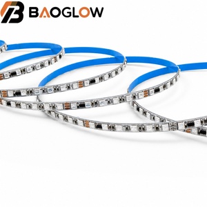 ไฟ LED แบบเส้น RGB ป้องกันแสงสะท้อน 120LED/เมตร 3535 ขนาด 24V 18W/เมตร แผ่นทองแดงเคลือบบาง 5 มม. ตัดได้ทุกๆ 5 ซม. หลายสี สำหรับใช้ภายในอาคาร - Product Image 5