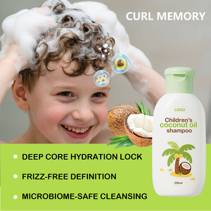Shampooing et revitalisant nourrissant à l'huile de coco naturelle pour enfant, hydrate les <span class=keywords><strong>cheveux</strong></span> <span class=keywords><strong>bouclés</strong></span> secs, doux sans larmes - Product Image 3