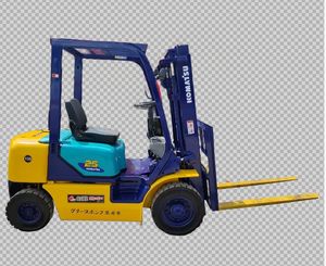 Carretilla elevadora pequeña usada de 2,5 toneladas Komatsu FD25T, carretilla elevadora diésel Komatsu 25 Original, Mini carretilla elevadora usada Komatsu 25T - Product Image 2