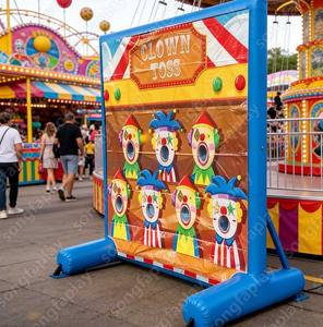 เกมโยนรับลูกบอลตัวตลกงานรื่นเริงซงฟา สำหรับเด็กและผู้ใหญ่ เต็นท์กลางแจ้ง วัสดุพลาสติก <span class=keywords><strong>ภาษา</strong></span>อังกฤษ สวนสนุก - Product Image 6