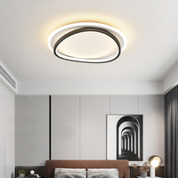 Plafonniers LED en acrylique avec cadre en fer, éclairage encastré, style moderne et minimaliste, pour salon, chambre à coucher, chambre d'enfant nordique