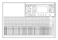 Mezclador de Audio Profesional DM 32.4 de 32 Canales, Consola de Mezcla DSP con 26 Mono + 6 Estéreo para Actuaciones en Vivo
