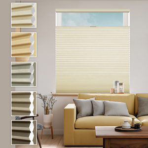 ستائر خلوية كهربائية مخصصة للنهار والليل بدون أسلاك، قابلة للتحكم يدويًا من الأعلى للأسفل، أوتوماتيكية - Product Image 1
