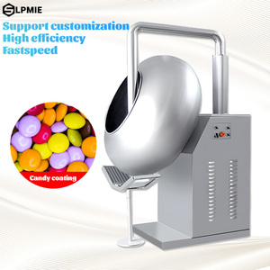 Máy tráng phủ sô cô la, hạt điều, hạnh nhân tự động hoàn toàn PLC chất lượng cao, bán chạy, năng suất cao của LPMIE - Product Image 1