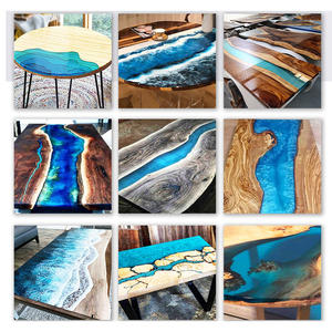 <b>Clear</b> Gloss Double Components AB 3:1 Mixing Ratio Deep Pour <b>Epoxy</b> <b>Resin</b> for Woodworking Art DIY River Tables Molds - Product Image 3